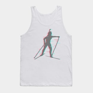 Biathlete runs the distance Tank Top